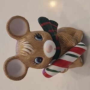 Homco Christmas Mouse